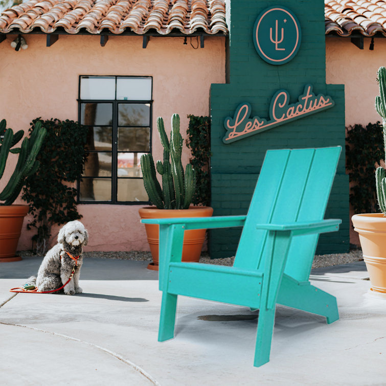 Resin teak deals adirondack chair